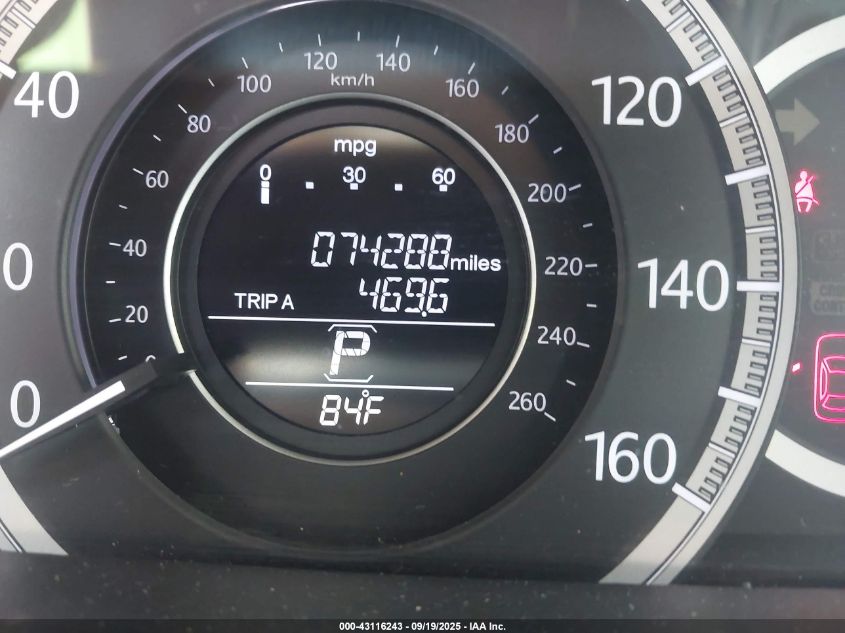 2014 Honda Accord Lx VIN: 1HGCR2F3XEA012188 Lot: 43116243