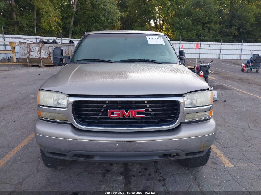 2002 GMC Sierra 1500Hd Sle VIN: 1GTGK13U92F141131 Lot: 43116273