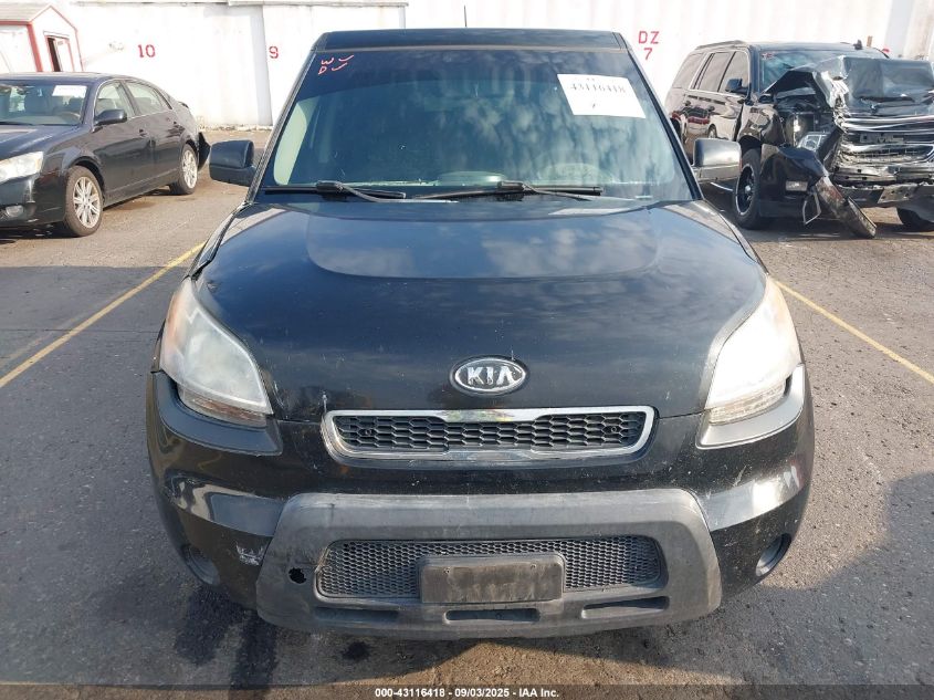 2011 Kia Soul + VIN: KNDJT2A2XB7208372 Lot: 43116418