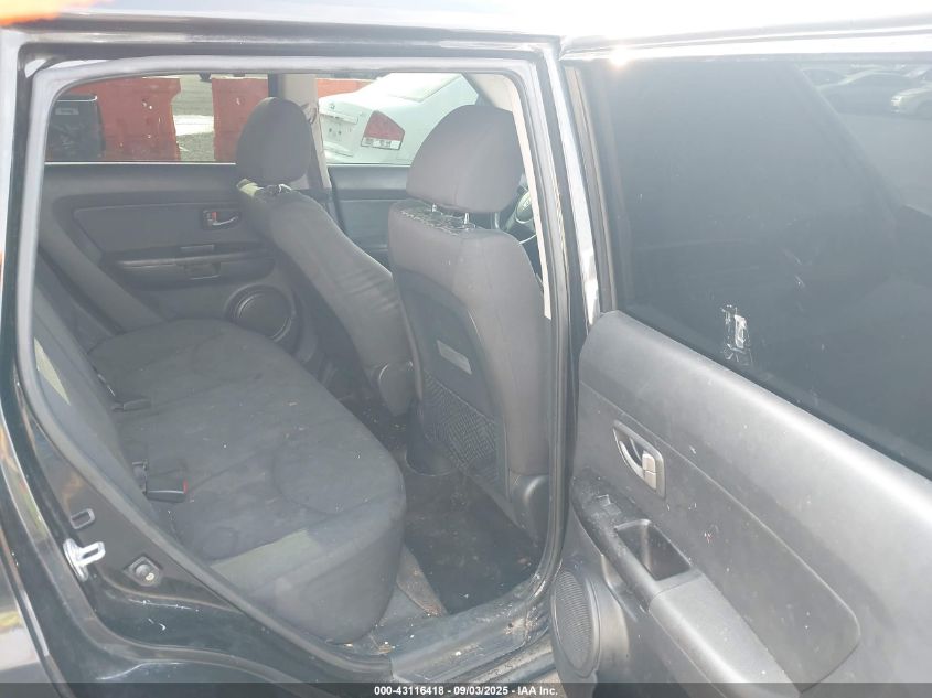 2011 Kia Soul + VIN: KNDJT2A2XB7208372 Lot: 43116418