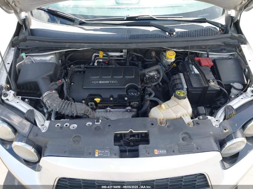 2012 Chevrolet Sonic 1Lt VIN: 1G1JD5SB3C4211154 Lot: 43116498