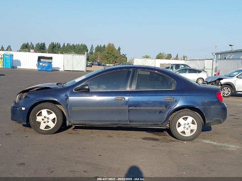 2004 Dodge Neon Se VIN: 1B3ES26C14D557335 Lot: 43116523