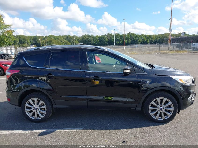 2017 Ford Escape Titanium VIN: 1FMCU9J90HUD02438 Lot: 43116714