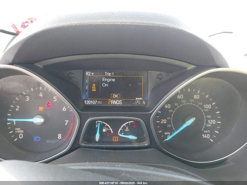 2017 Ford Escape Titanium VIN: 1FMCU9J90HUD02438 Lot: 43116714