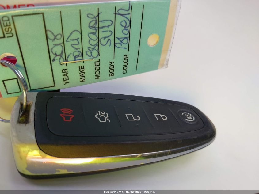 2017 Ford Escape Titanium VIN: 1FMCU9J90HUD02438 Lot: 43116714