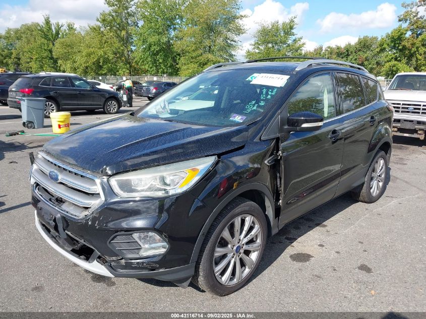 2017 Ford Escape Titanium VIN: 1FMCU9J90HUD02438 Lot: 43116714