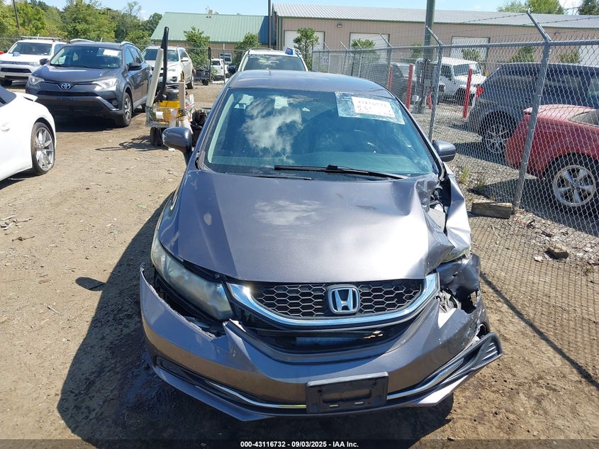 2015 HONDA CIVIC LX - 19XFB2F56FEO24287
