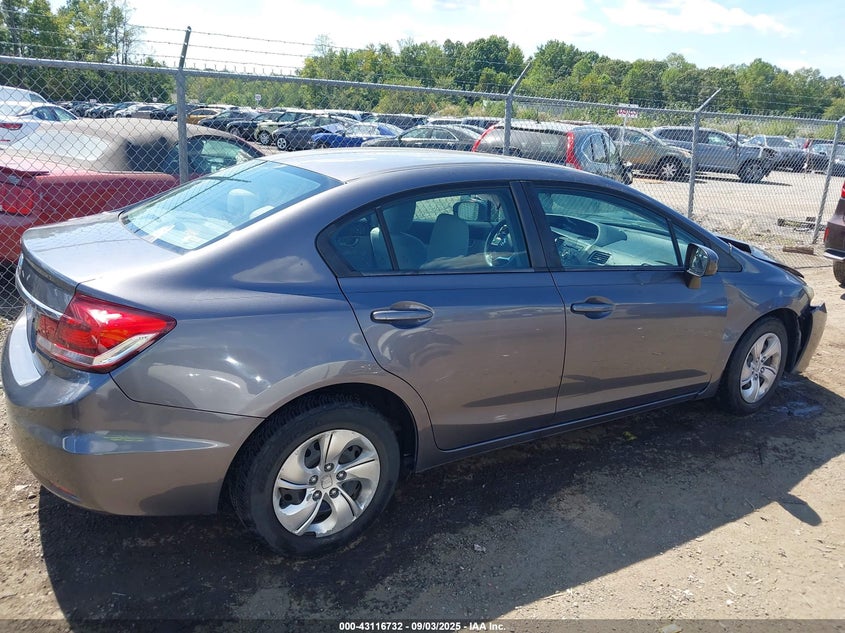 2015 HONDA CIVIC LX - 19XFB2F56FEO24287