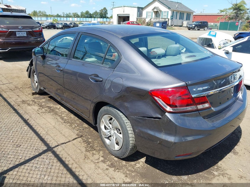 2015 HONDA CIVIC LX - 19XFB2F56FEO24287