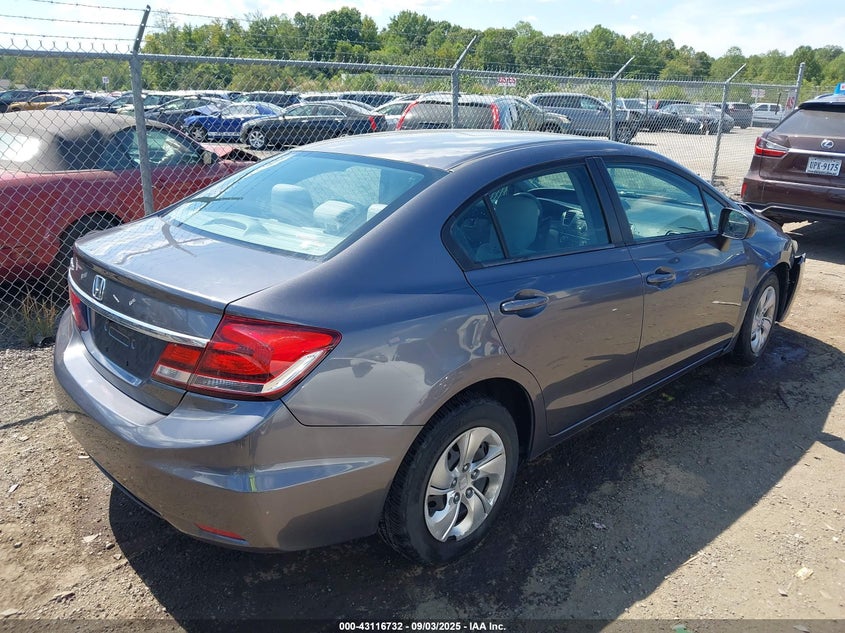 2015 HONDA CIVIC LX - 19XFB2F56FEO24287