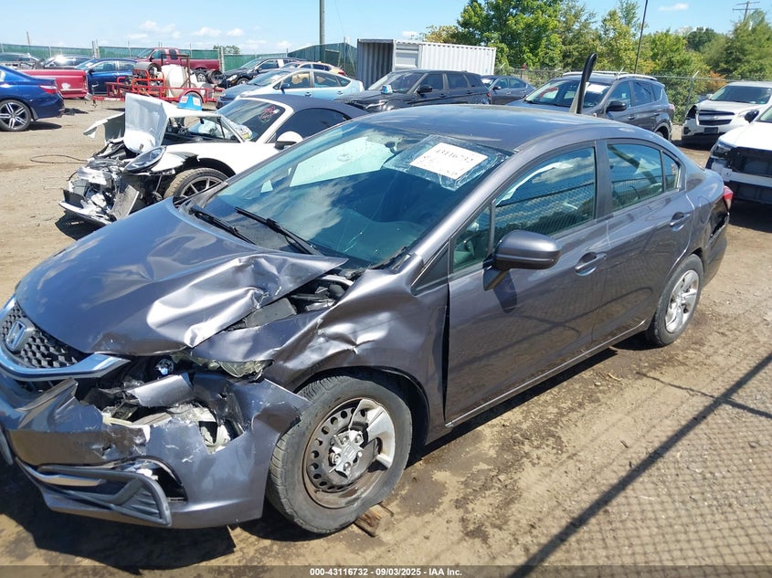 2015 HONDA CIVIC LX - 19XFB2F56FEO24287
