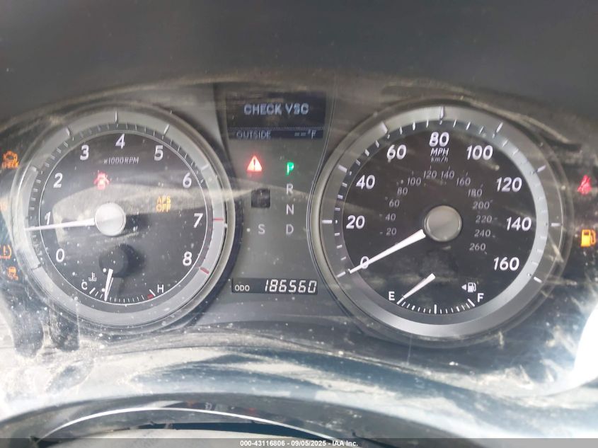 2008 Lexus Es 350 VIN: JTHBJ46G182226712 Lot: 43116806