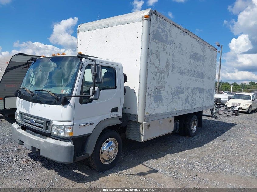 2006 Ford Lcf 655A white truck diesel 3FRML55Z46V347735 photo #3