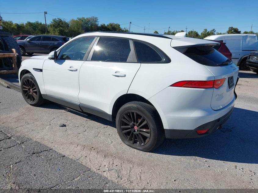 Vin: sadck2gx4ja296422, lot: 43611233, jaguar f-pace 30t prestige 20183