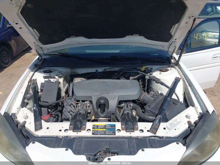 2006 Pontiac Grand Prix VIN: 2G2WP552461105185 Lot: 43117032