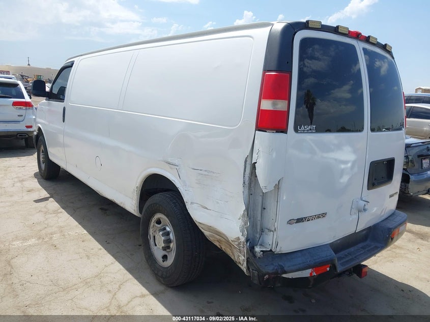 Vin: 1gczggba3a1154411, lot: 43611343, chevrolet express 2500 work van 20103