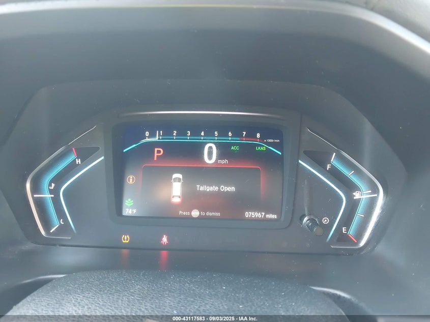 2020 Honda Odyssey Ex VIN: 5FNRL6H51LB017896 Lot: 43117583