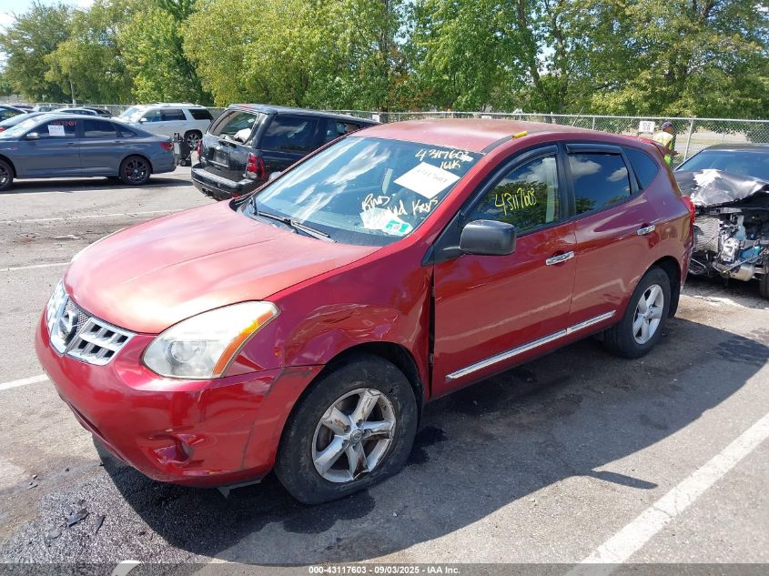 2012 Nissan Rogue S VIN: JN8AS5MV3CW412954 Lot: 43117603