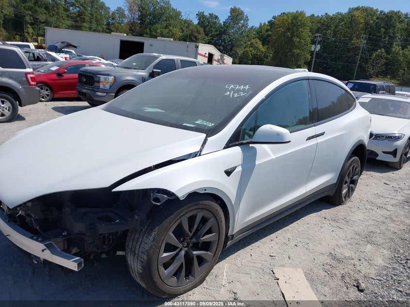 2023 Tesla Model X Dual Motor All-Wheel Drive/Standard Range VIN: 7SAXCBE57PF369944 Lot: 43117890