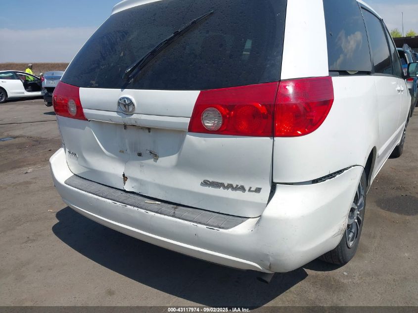 2009 Toyota Sienna Le VIN: 5TDZK23CX9S261438 Lot: 43117974