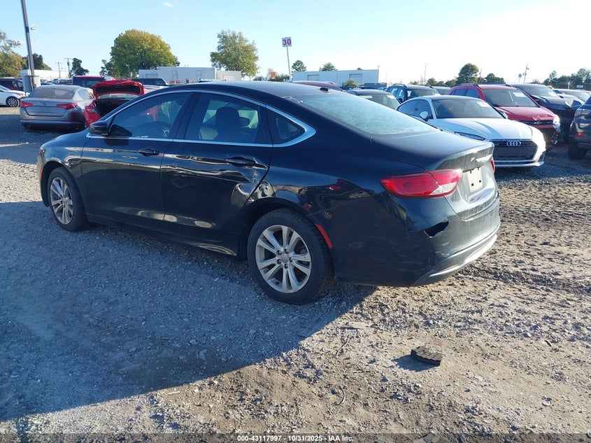 Vin: 1c3cccab4gn145078, lot: 43612306, chrysler 200 limited 20163