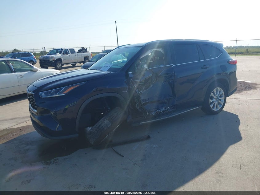 VIN 5TDYARAH0MS507749 2021 TOYOTA HIGHLANDER HYBRID LIMITED