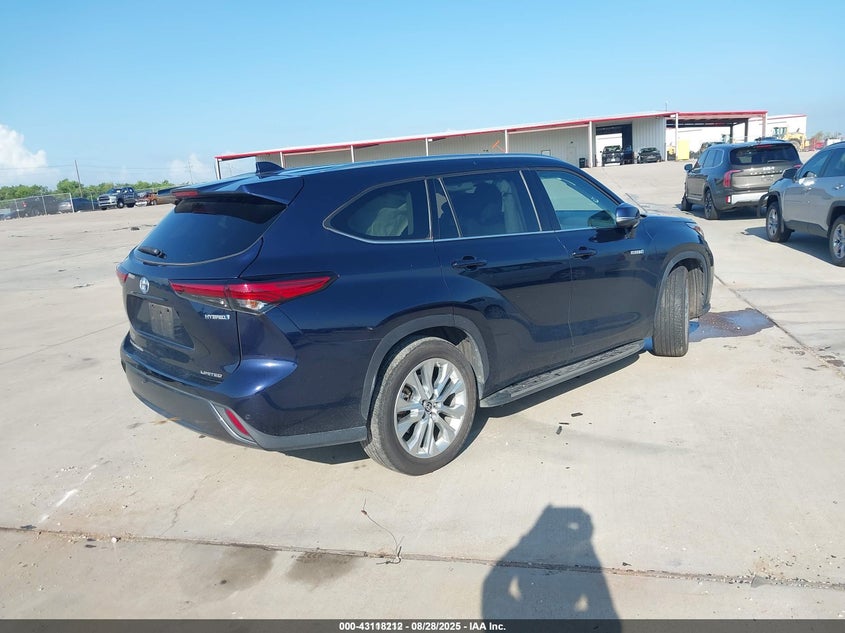 VIN 5TDYARAH0MS507749 2021 TOYOTA HIGHLANDER HYBRID LIMITED