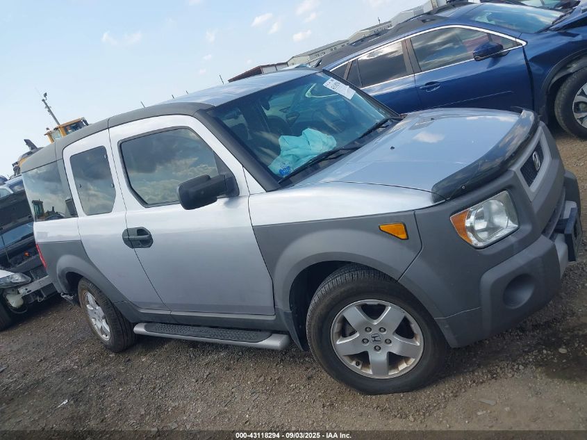 2003 Honda Element Ex VIN: 5J6YH28523L043758 Lot: 43118294