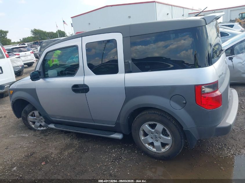 2003 Honda Element Ex VIN: 5J6YH28523L043758 Lot: 43118294