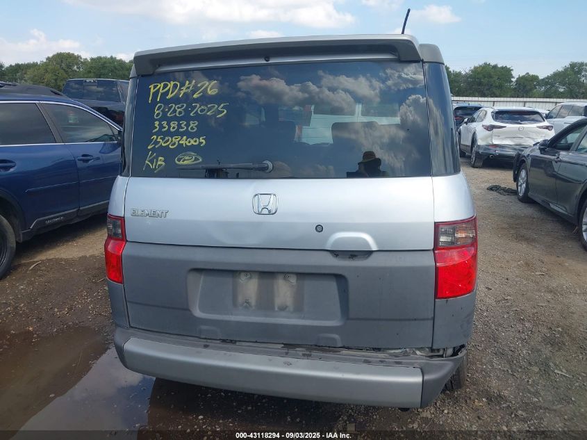 2003 Honda Element Ex VIN: 5J6YH28523L043758 Lot: 43118294