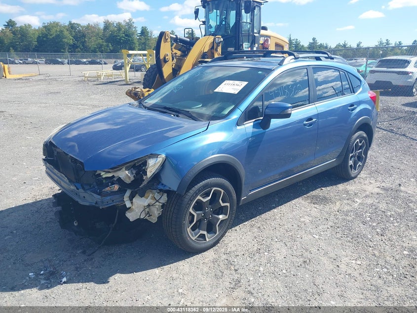 Vin: jf2gpasc4fh295378, lot: 43612672, subaru xv crosstrek 2.0i limited 20152