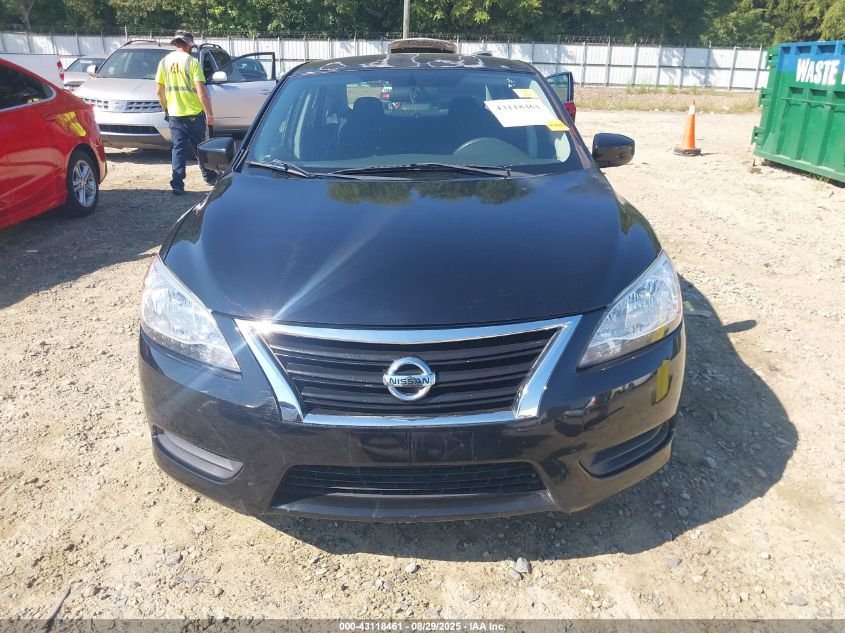 2015 Nissan Sentra S VIN: 3N1AB7AP5FY280499 Lot: 43118461