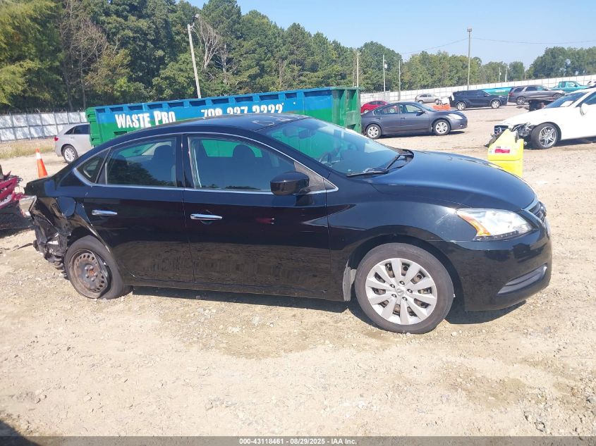 2015 Nissan Sentra S VIN: 3N1AB7AP5FY280499 Lot: 43118461