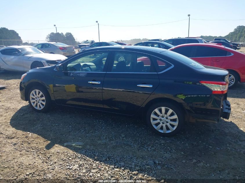 2015 Nissan Sentra S VIN: 3N1AB7AP5FY280499 Lot: 43118461
