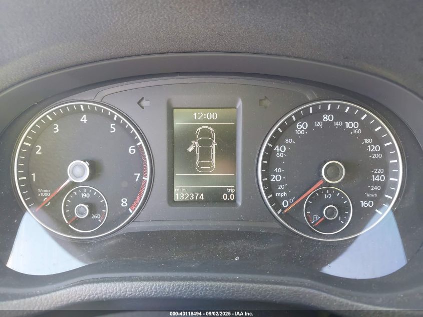 2012 Volkswagen Passat 2.5L Se VIN: 1VWBH7A38CC076178 Lot: 43118494