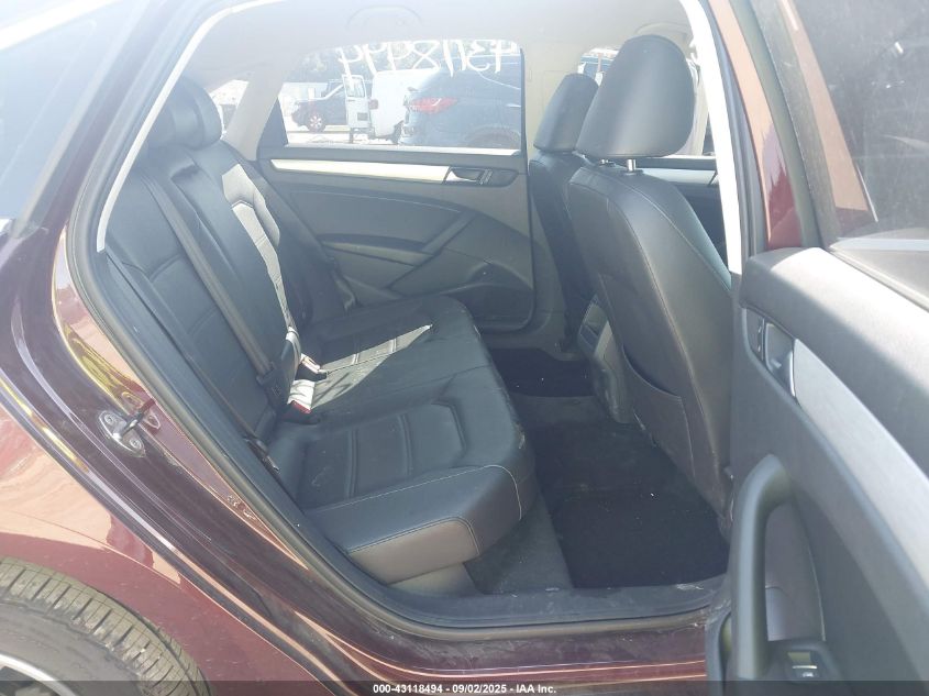 2012 Volkswagen Passat 2.5L Se VIN: 1VWBH7A38CC076178 Lot: 43118494