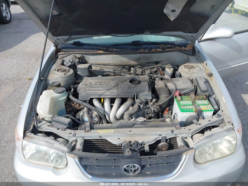 2001 Toyota Corolla Le VIN: 1NXBR12E71Z563307 Lot: 43118558