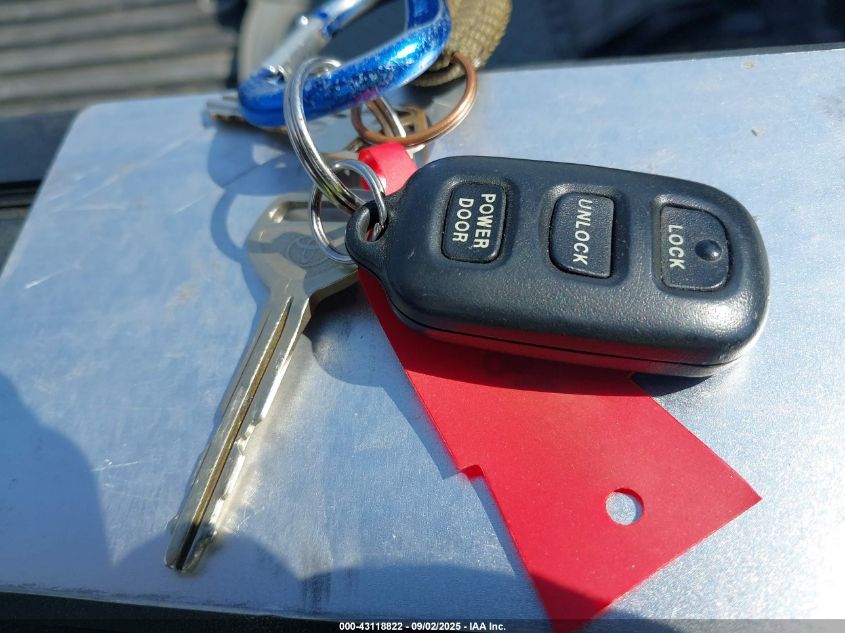 2001 Toyota Sienna Le VIN: 4T3ZF13C81U383832 Lot: 43118822