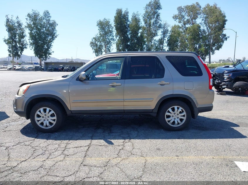 2006 Honda Cr-V Se VIN: SHSRD78956U433954 Lot: 43118968