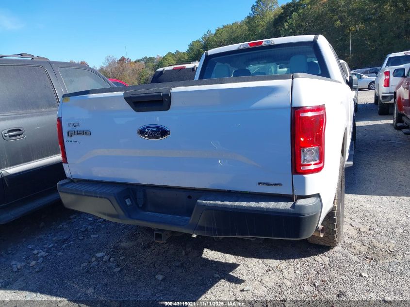 2016 Ford F-150 Xl VIN: 1FTEX1C89GKE78893 Lot: 43119021