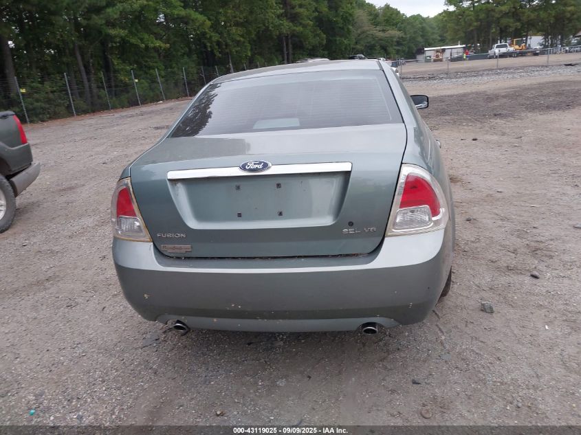 2006 Ford Fusion Sel VIN: 3FAHP08146R130423 Lot: 43119025