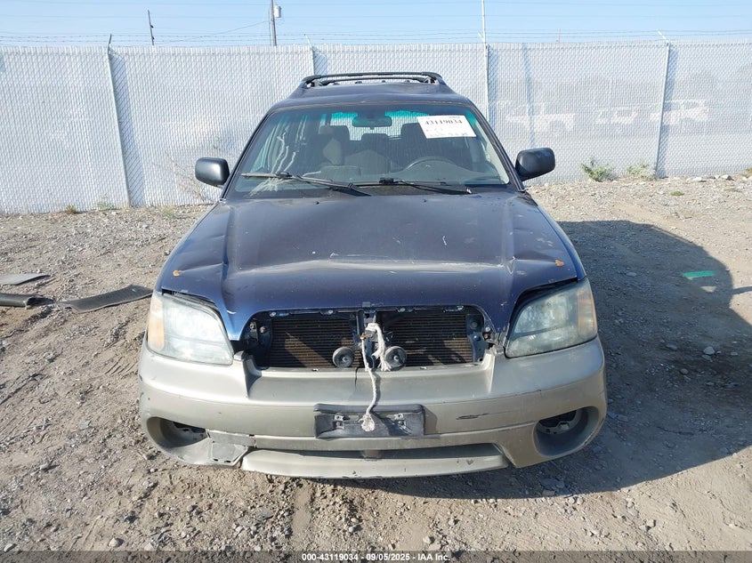 2003 Subaru Outback VIN: 4S3BH675X37660919 Lot: 43119034