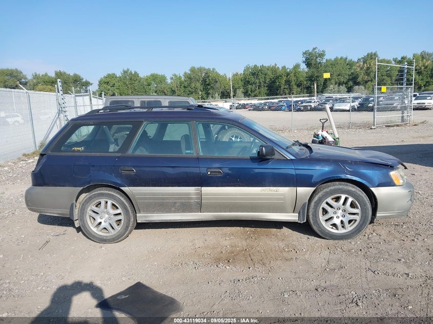2003 Subaru Outback VIN: 4S3BH675X37660919 Lot: 43119034