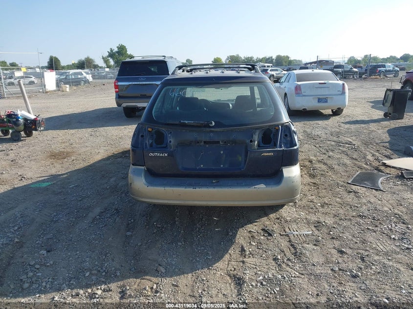 2003 Subaru Outback VIN: 4S3BH675X37660919 Lot: 43119034