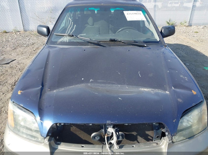 2003 Subaru Outback VIN: 4S3BH675X37660919 Lot: 43119034