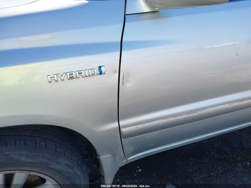 2006 Toyota Highlander Hybrid V6 VIN: JTEEW21A060023063 Lot: 43119115