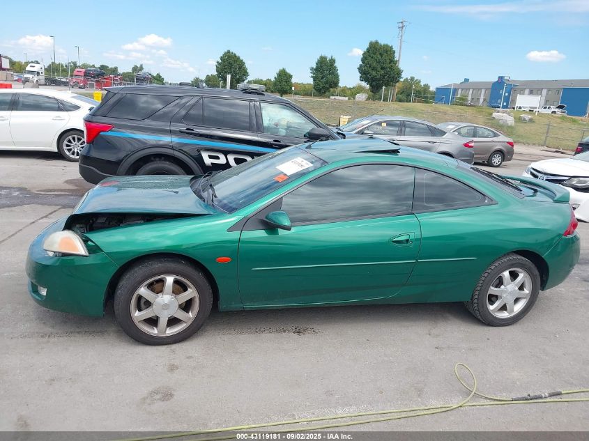 2002 Mercury Cougar V6 VIN: 1ZWHT61L925615280 Lot: 43119181