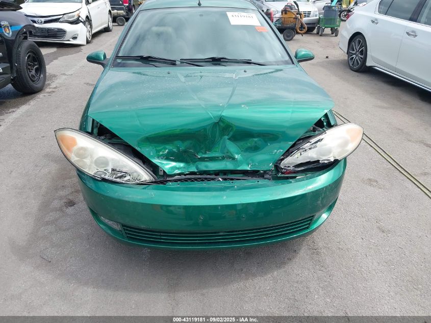 2002 Mercury Cougar V6 VIN: 1ZWHT61L925615280 Lot: 43119181