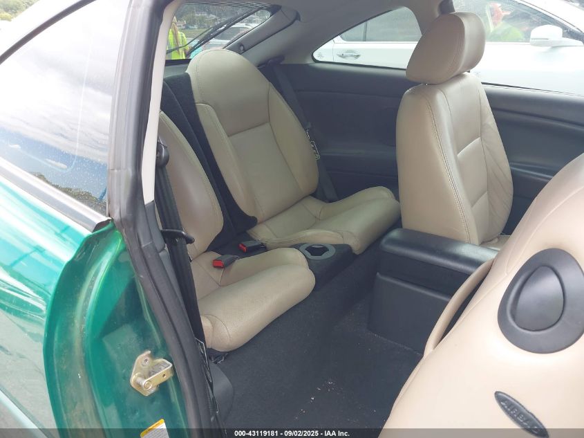 2002 Mercury Cougar V6 VIN: 1ZWHT61L925615280 Lot: 43119181