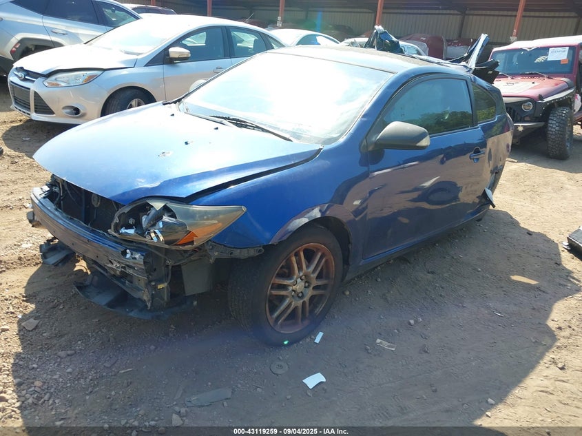 2008 Scion Tc blue coupe gasoline JTKDE167280258165 photo #3